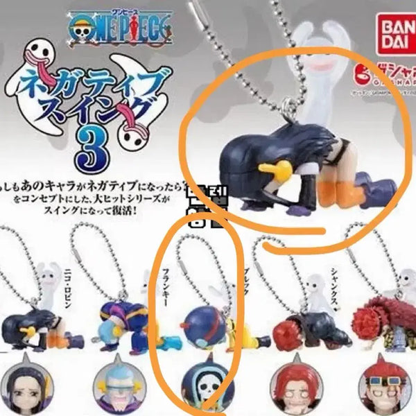 [BUNJANG] One Piece Negative Swing Vol. 3 Gacha Figures (Nico Robin, Brook) / 원피스 네거티브 스윙3탄 가챠(로빈,브룩)