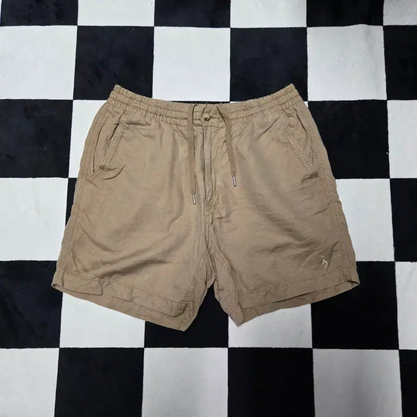 [BUNJANG] Polo Ralph Lauren Prepster Linen Shorts Beige Size S / [S] 폴로랄프로렌 프렙스터 반바지 린넨 베이지