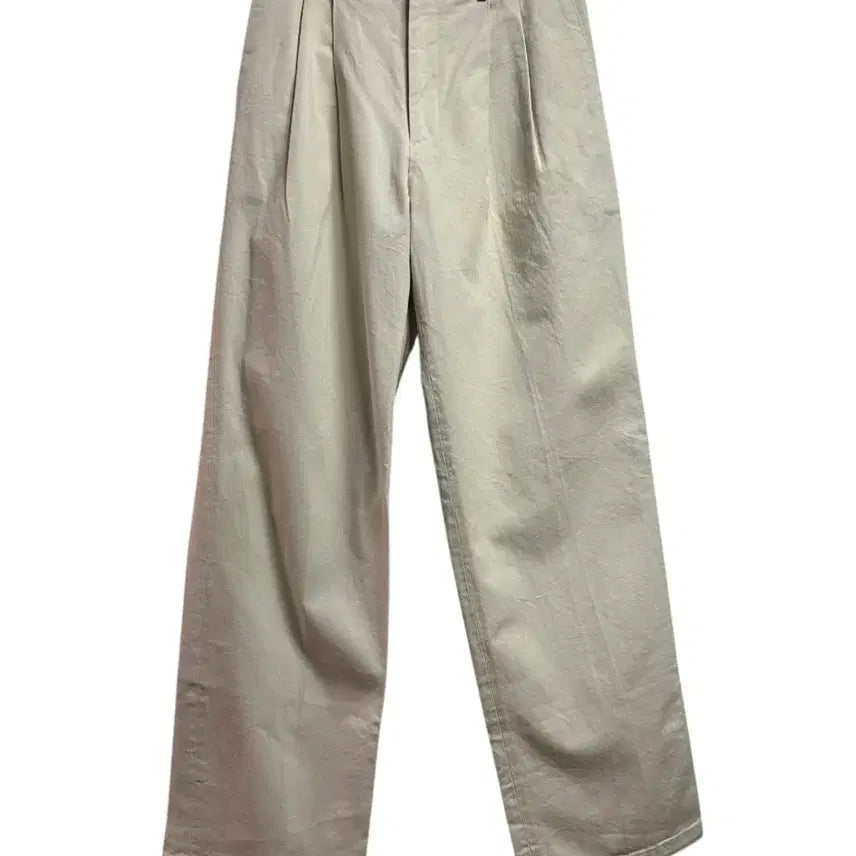 [BUNJANG] W&P House Two-Tuck Wide-Banded Beige Chino Pants (Size 50) / W&P하우스 투턱 와이드 밴딩 베이지 치노팬츠 50size