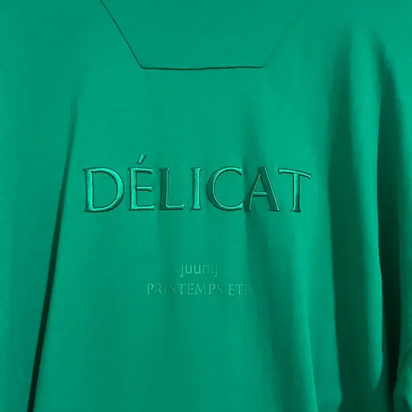 [BUNJANG] Juun.J 22SS Apple Green Long Sleeve T-Shirt Size M / M) 준지 22ss 에플그린 롱슬리브 쭉티
