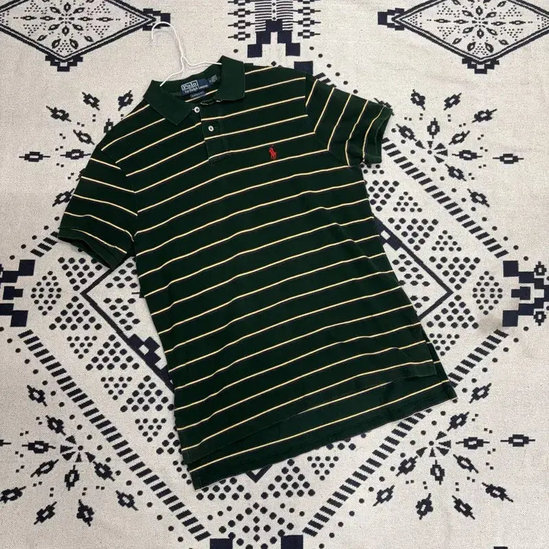 [BUNJANG] Polo Ralph Lauren Custom Fit Short Sleeve Polo Shirt M / 폴로 랄프로렌 커스텀핏 반팔카라티 M P00141