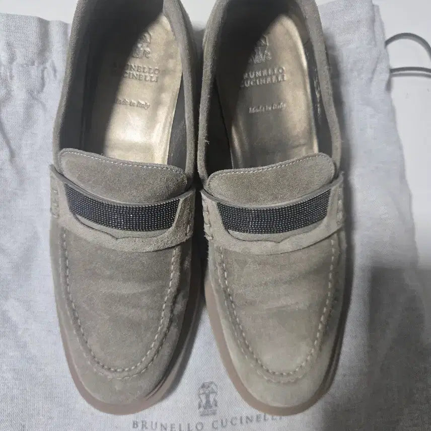 [BUNJANG] Brunello Cucinelli Genuine Suede Loafers Size 37.5 / 브루넬로 쿠치넬리 정품 스웨이드 로퍼 37.5 사이즈