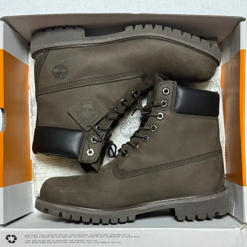 [BUNJANG] Timberland Premium 6-Inch Waterproof Boots Dark Brown / 팀버랜드 프리미엄 6인치 워터프루프 부츠 다크브라운 270