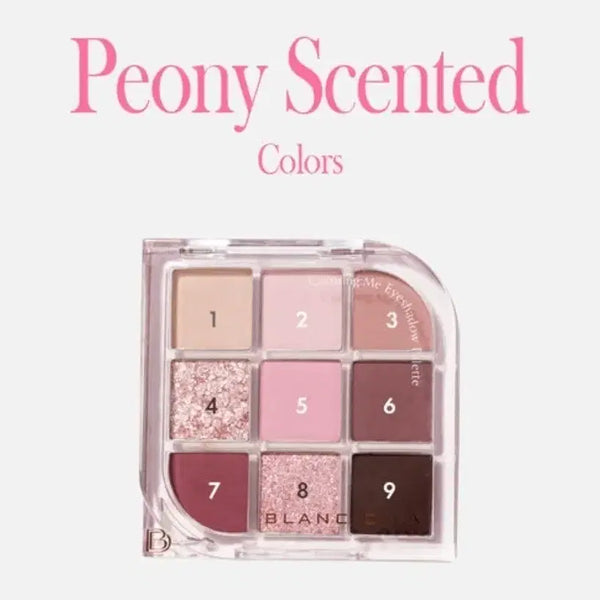 [BUNJANG] Blanc Diva Coloring Me Eyeshadow Palette 9 Colors Peony Scented / (새상품)블랑디바 컬러링:미 아이섀도우 팔레트 9구 피오니센티드