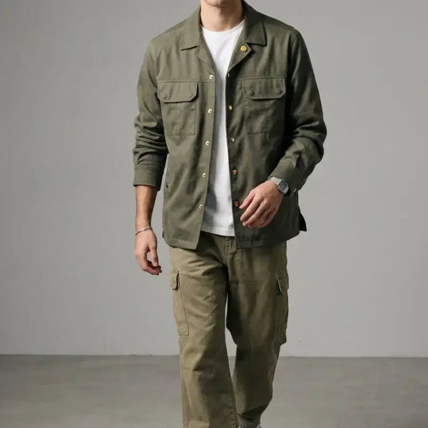 [BUNJANG] Customellow Green Suede Jacket - Size 100 / 100/ 커스텀멜로우 그린 스웨이드 자켓