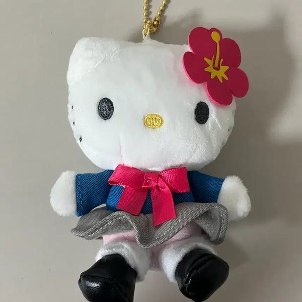 [BUNJANG] Hello Kitty School Uniform Doll Keychain / 교복키티 인형키링
