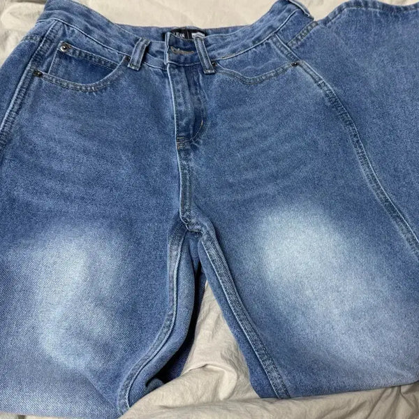 [BUNJANG] Millioncor 9085 Semi-Wide Denim Pants / 밀리언코르 9085 세미와이드 데님팬츠
