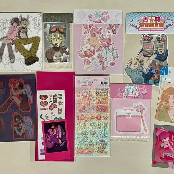 [BUNJANG] Kim Yunsu Bundle Set Sealing Stickers, Character Stickers, Deco Stickers, Photocards, Masking Tape / 일괄) 김윤수님 씰스티커 인물스티커 다꾸 스티커 포카 마스킹테이프