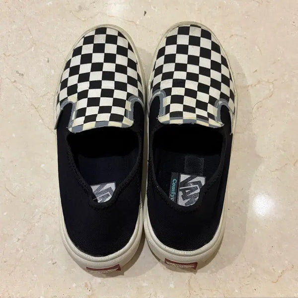 [BUNJANG] Vans Checkerboard Slip-On Shoes / 반스 체커보드 슬립온 235
