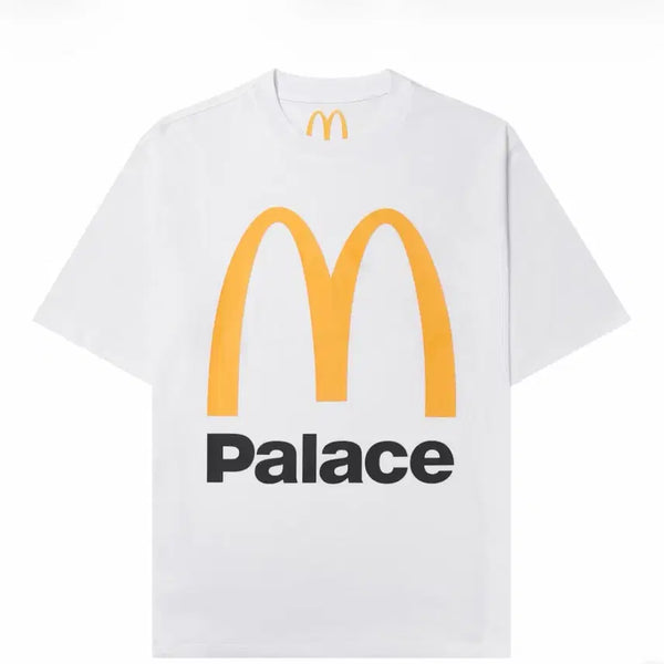 [BUNJANG] Palace x McDonald's Logo T-Shirt White L / 팔라스 x 맥도날드 로고 티셔츠 화이트 L사이즈
