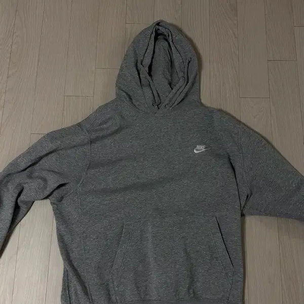 [BUNJANG] Nike Grey Fleece Hoodie XL / 나이키 회색 기모 후드티 XL