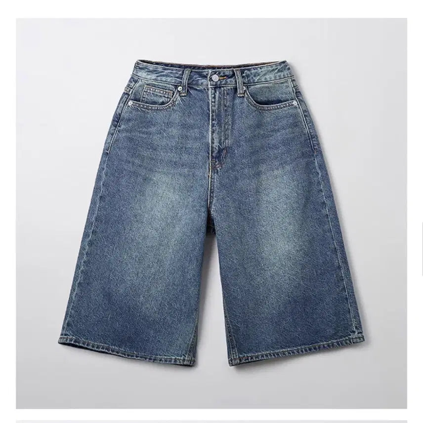 [BUNJANG] SPAO Indigo Bermuda Shorts / 스파오 버뮤다 쇼츠 인디고