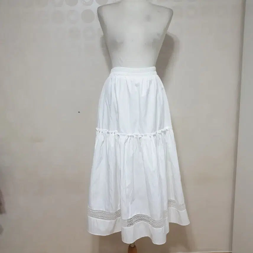 [BUNJANG] White Maxi Skirt / 흰롱치마66 흰치마66 롱치마66 롱스커트66