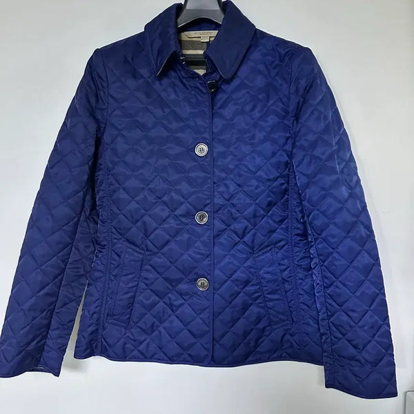 [BUNJANG] Burberry Brit Quilted Jacket Navy Size 55 / 버버리 브릿 퀼팅 자켓 네이비 55사이즈