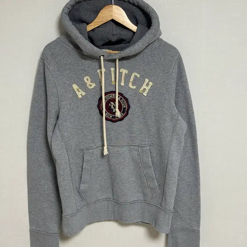 [BUNJANG] Abercrombie & Fitch Grey Hoodie L / 아베크롬비 그레이 후드티 L