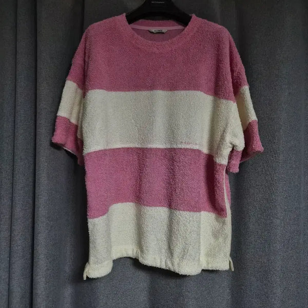 [BUNJANG] Time Homme Terry Short Sleeve T-Shirt / 타임옴므 테리 반팔 티셔츠 팝니다