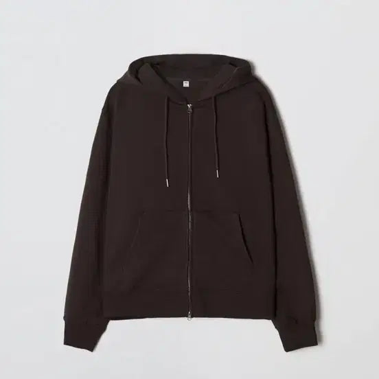 [BUNJANG] SPAO Cropped Zip-Up Hoodie Brown XL / 스파오 후드집업