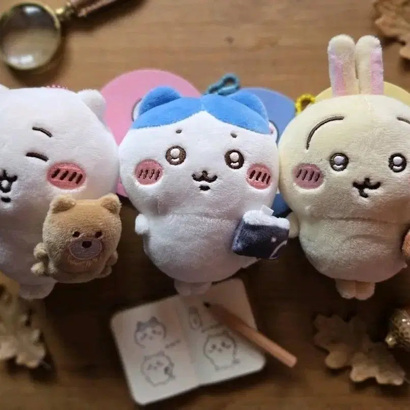 [BUNJANG] Munjakwi Plush Keychain / 먼작귀 인형 키링 (새상품)