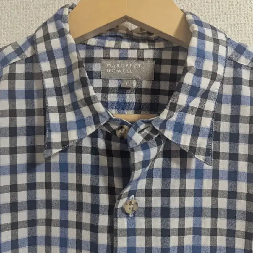 [BUNJANG] Margaret Howell Gingham Check Shirt / 마가렛 호웰 깅엄 체크 셔츠