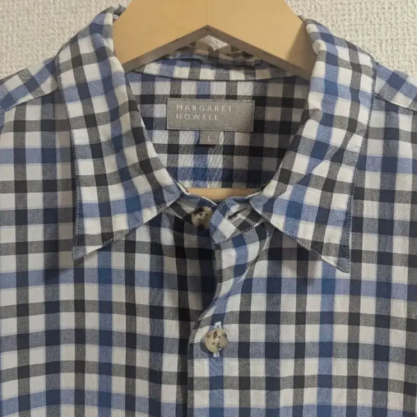 [BUNJANG] Margaret Howell Gingham Check Shirt / 마가렛 호웰 깅엄 체크 셔츠