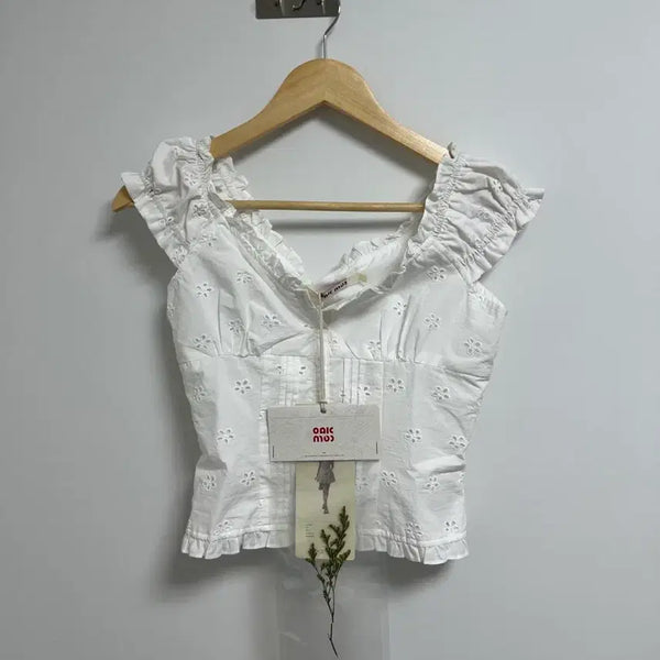 [BUNJANG] Oakmu Cotton Flower Blouse / 오크무 코튼플라워 블라우스