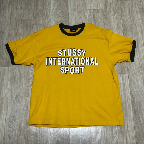 [BUNJANG] Stussy Ringer T-Shirt / [M] 스투시 링거 티셔츠