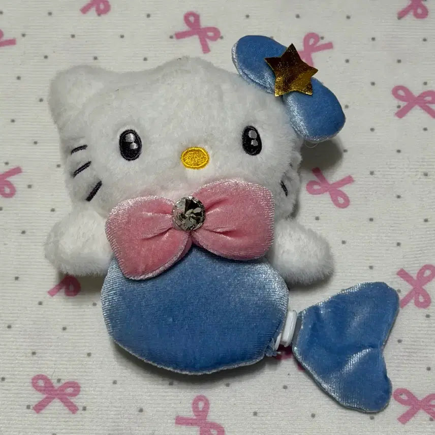 [BUNJANG] Hello Kitty Mermaid Moving Doll Keychain / 새상품 헬로키티 인어공주 움직이는 인형 키링