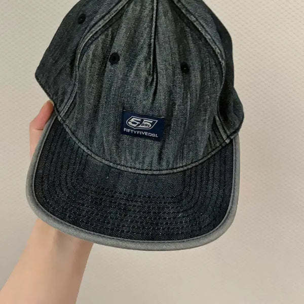 [BUNJANG] Diesel 55DSL Washed Denim Cap / 디젤 55DSL 데님 워싱 캡