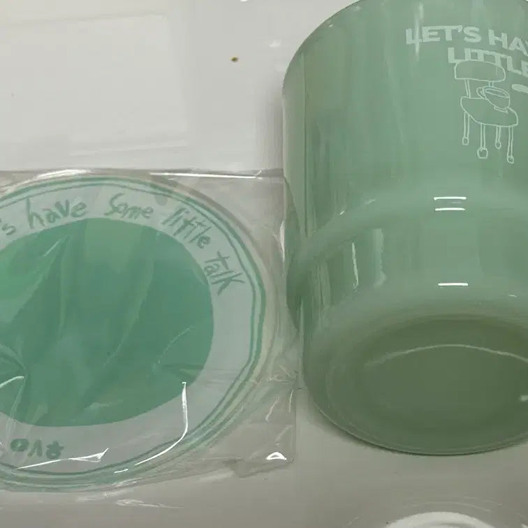 [BUNJANG] N.Flying Usahap Milk Glass & Coaster Set / 엔플라잉 우사합 밀크 글라스 & 코스터 세트