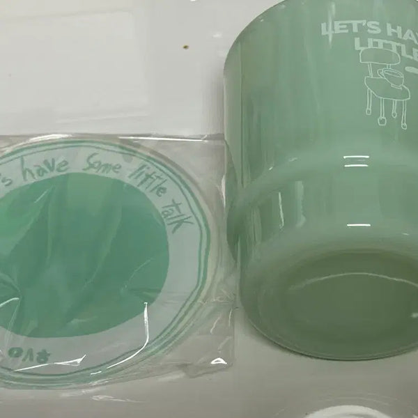 [BUNJANG] N.Flying Usahap Milk Glass & Coaster Set / 엔플라잉 우사합 밀크 글라스 & 코스터 세트