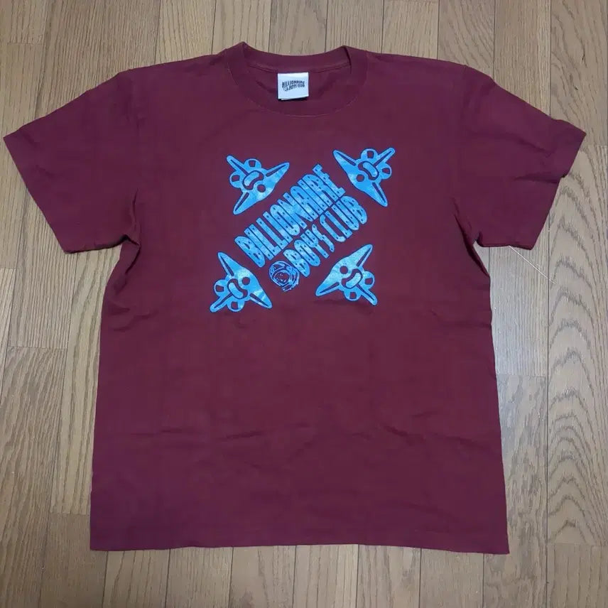 [BUNJANG] Billionaire Boys Club T-Shirt Burgundy Size M / BILLIONAIRE BOYS CLUB 빌리네어 보이즈 클럽 티셔츠