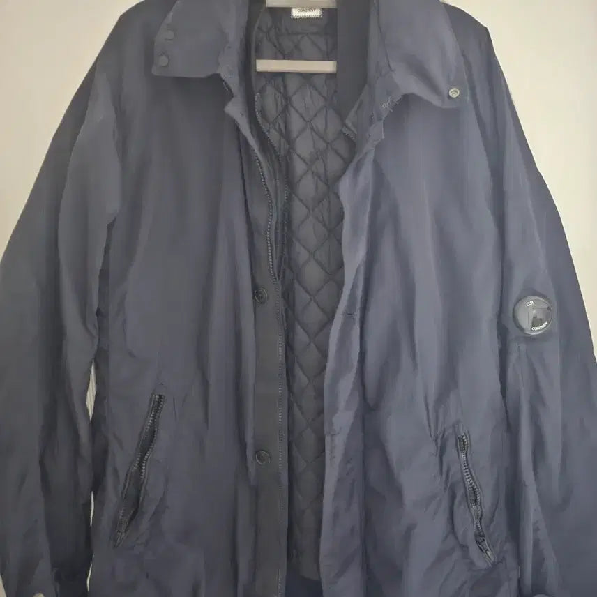 [BUNJANG] C.P. Company Quilted Lining Navy Coat / C.P. 컴퍼니 네이비 퀄팅 안감 코트