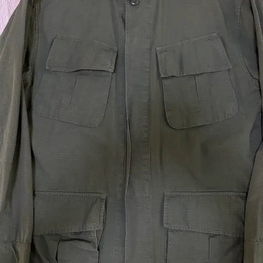[BUNJANG] Polo Ralph Lauren Ripstop Overshirt Jungle Fatigue S / 폴로 립스탑 오버셔츠 정글퍼티그 S