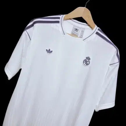 [BUNJANG] Adidas Real Madrid 2024 Jersey T-Shirt White Loose Fit XL / 남성 2024 아디다스 레알 마드리드 저지 져지 반팔 티 티셔츠 축구복