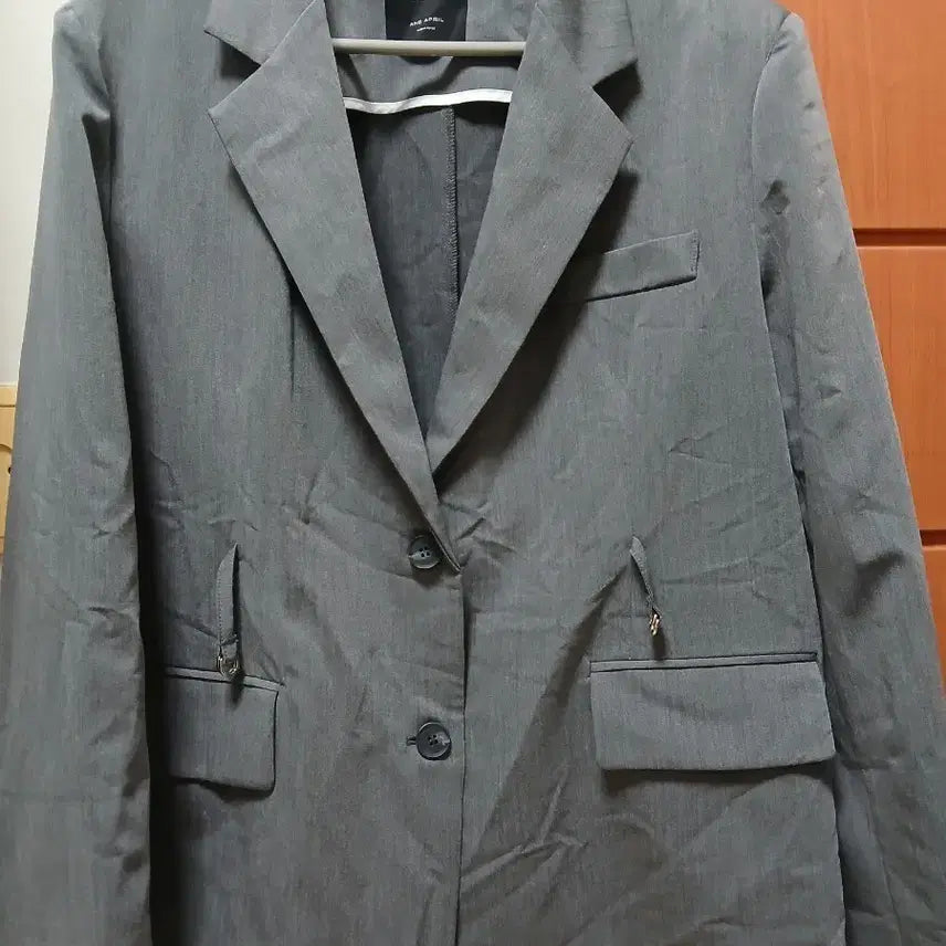 [BUNJANG] AND APRILE Grey Blazer Jacket / 앤에이프릴 그레이 블레이저 자켓