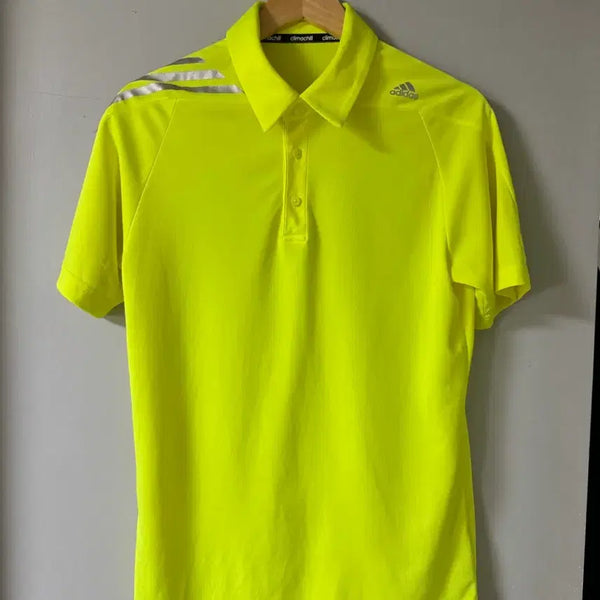 [BUNJANG] Adidas Golf Men's Short Sleeve T-Shirt L Summer Fluorescent / 아디다스골프 (정품)(남성)(L)(프로님처분)(새거)(여름용)