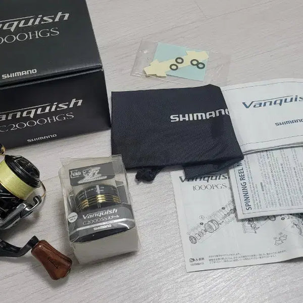 [BUNJANG] Shimano 16 Vanquish Spinning Reel C2000SHG with MonGok Spool / 시마노 뱅퀴시 16뱅퀴시 스피닝릴 + 몽옥 스풀 팝니다. 낚시