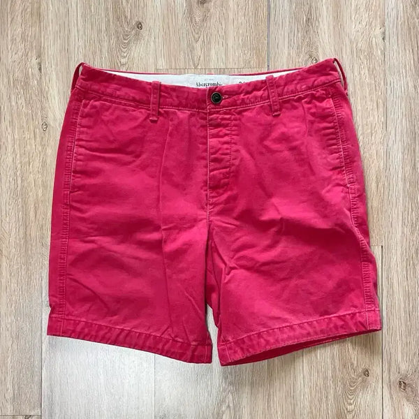 [BUNJANG] Abercrombie & Fitch Y2K 00s Heavy Cotton No-Tuck Chino Shorts / 택포) 국내유일 y2k 00s 아베크롬비 헤비코튼 노턱 치노 쇼츠 반바지