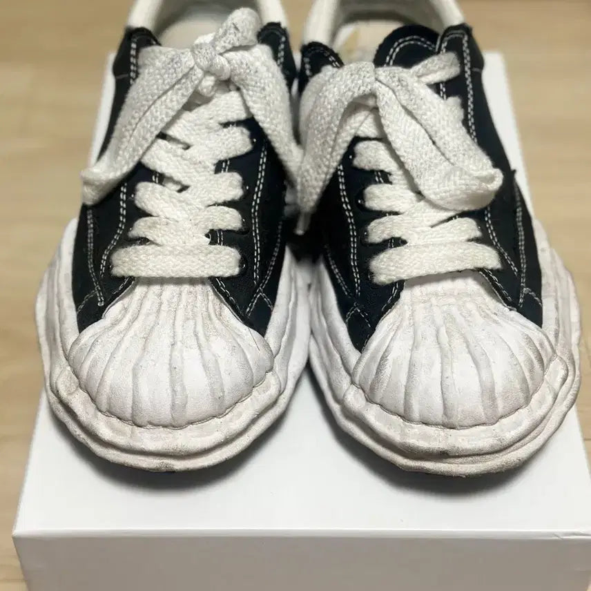 [BUNJANG] Mihara Yasuhiro Blakey Black Sneakers / 미하라 야스히로 블레이키 블랙 43