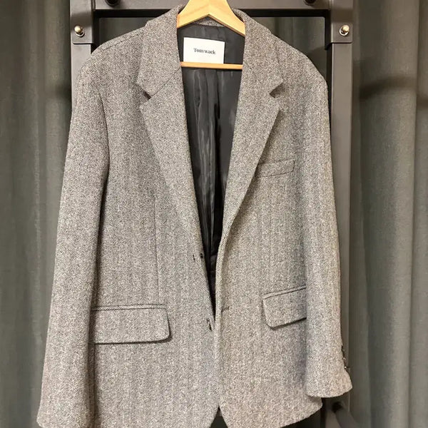 [BUNJANG] Tonywack Herringbone Blazer Jacket XL / Tonywack 헤링본 블레이저 자켓 XL