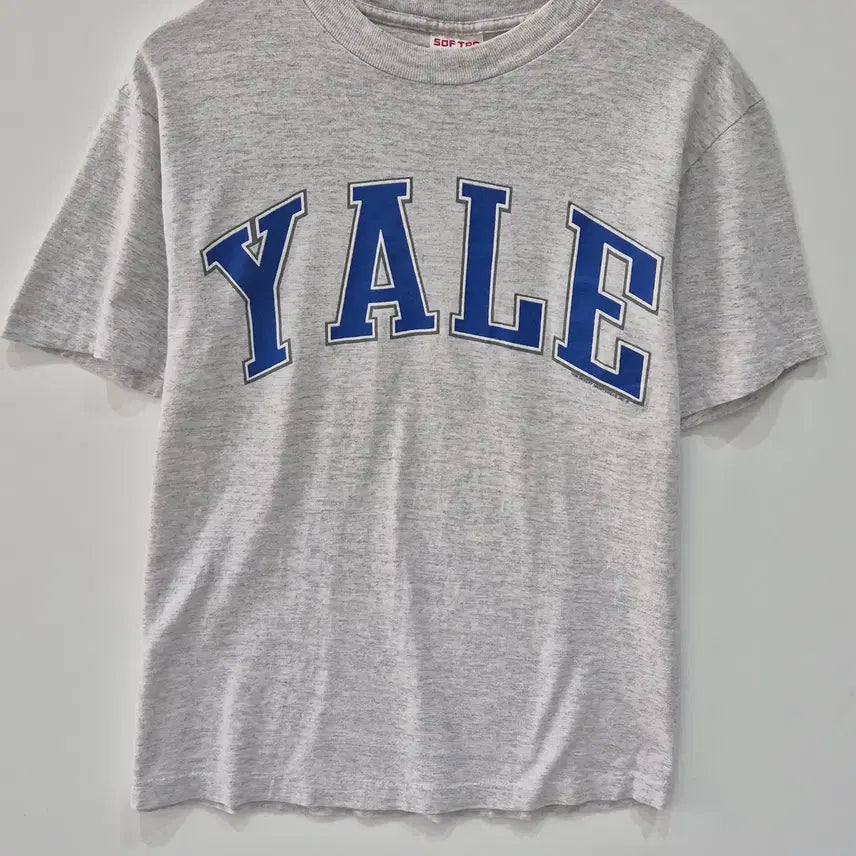 [BUNJANG] YALE Vintage Washed T-Shirt Grey / [L] 예일 빈티지 티셔츠