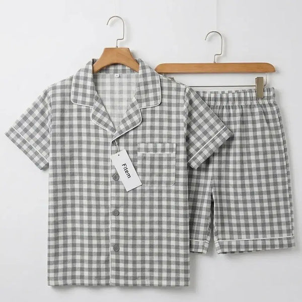 [BUNJANG] Men's Collar Pajama Set / **새상품 **  남자 카라 잠옷세트