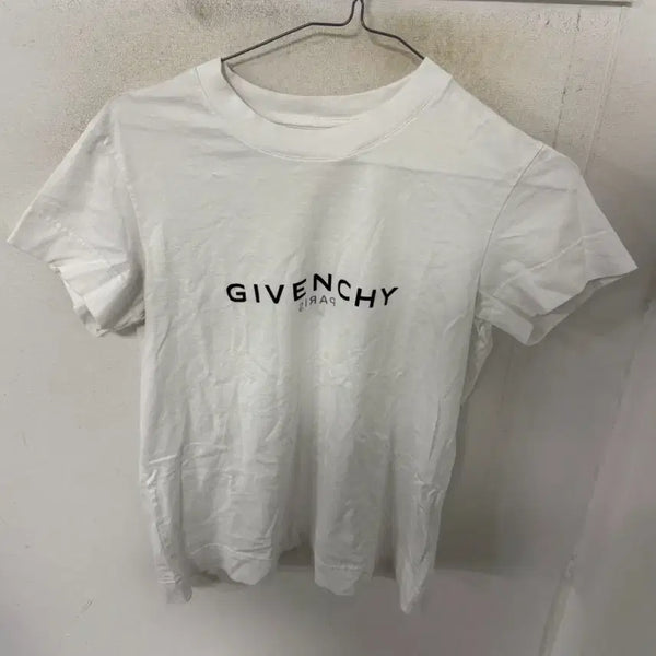 [BUNJANG] Givenchy White Short Sleeve T-Shirt / 신형 지방시 GIVENCHY 화이트 반팔 티셔츠