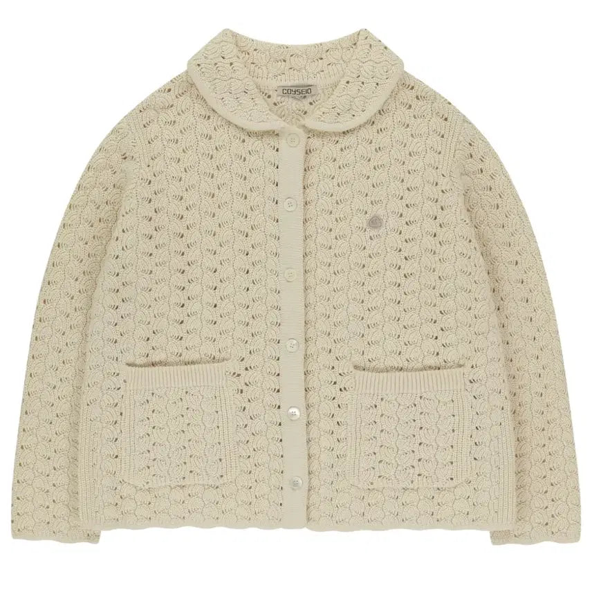 [BUNJANG] KOSEIO Knit Cardigan Ivory / 코이세이오 니트 가디건 아이보리