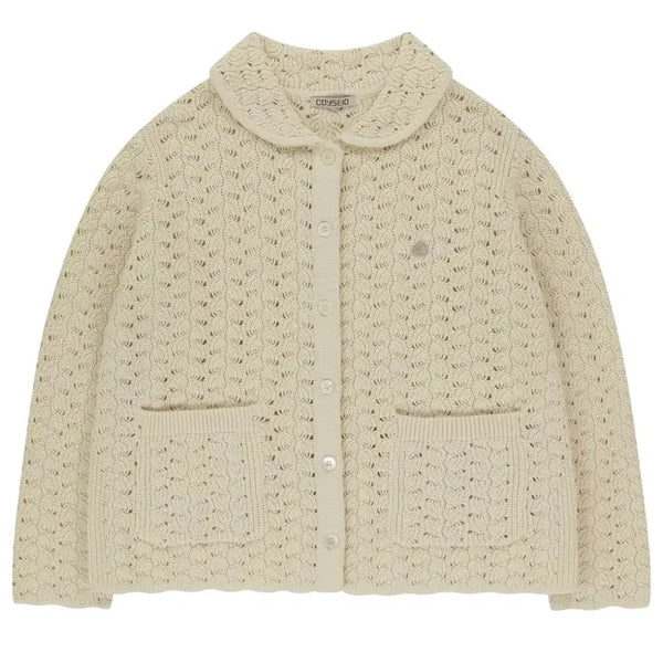 [BUNJANG] KOSEIO Knit Cardigan Ivory / 코이세이오 니트 가디건 아이보리