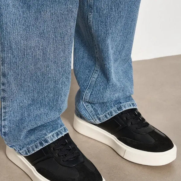 [BUNJANG] Time Homme Leather Sneakers / 타임옴므 스니커즈