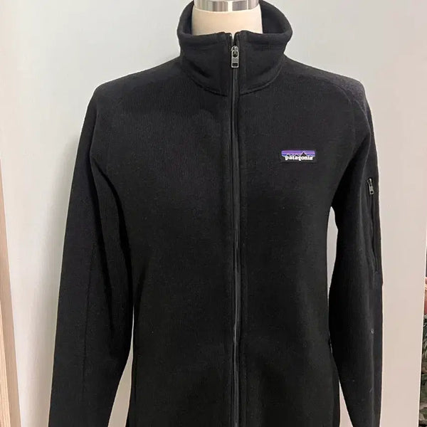 [BUNJANG] Patagonia Women's Black Fleece Zip-Up Jacket / 파타고니아 블랙 플리스 집업 자켓 (여성)