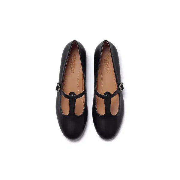 [BUNJANG] Qwerin Roma 04 Flat Shoes Black 250 (New) / 쿠에른 로마 04 플랫 250 새상품 (바자X)