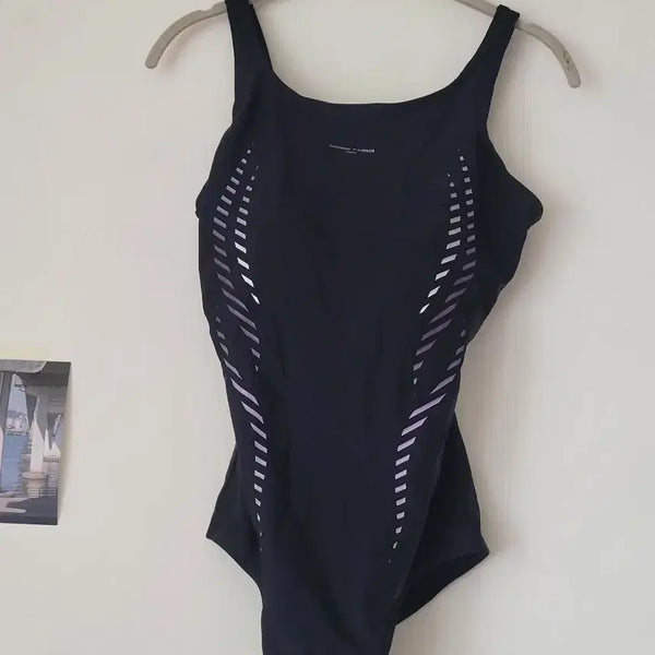 [BUNJANG] Pierre Cardin Women's Swimsuit Black Size 100 / (새것)여성 수영복/피에르가르뎅100