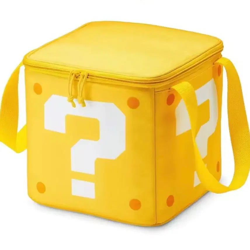 [BUNJANG] Super Mario Question Block Cooler Bag / 슈퍼 마리오 물음표 블록 보냉백 (미사용품)